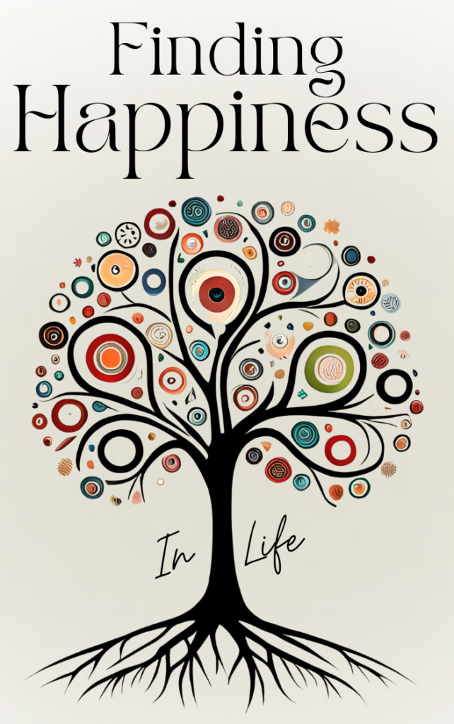 Finding happiness book cover